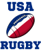 USA Rugby Ball Sweatshirt (Red)